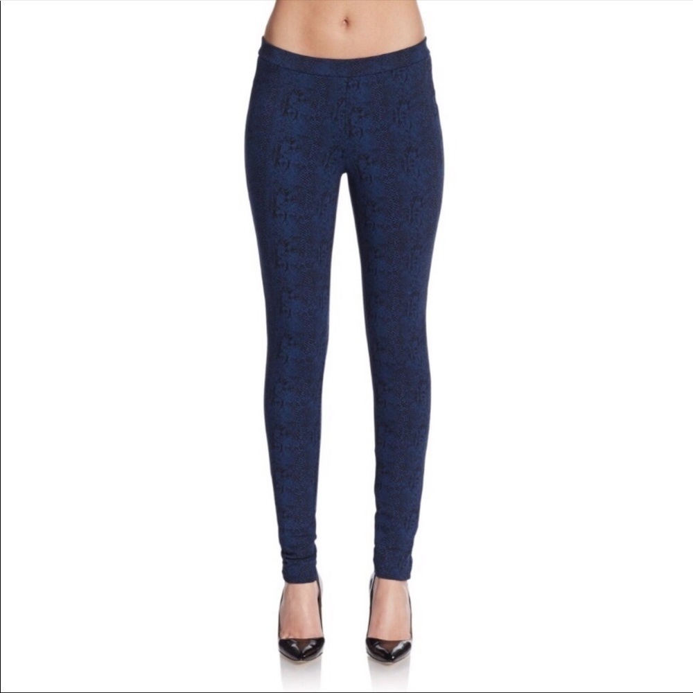 Joie Keena snake skin print blue leggings▪️size M
